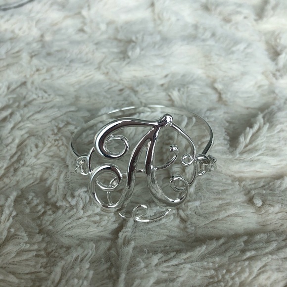 Silver A Monogram Bracelet ❤️ - Picture 1 of 3